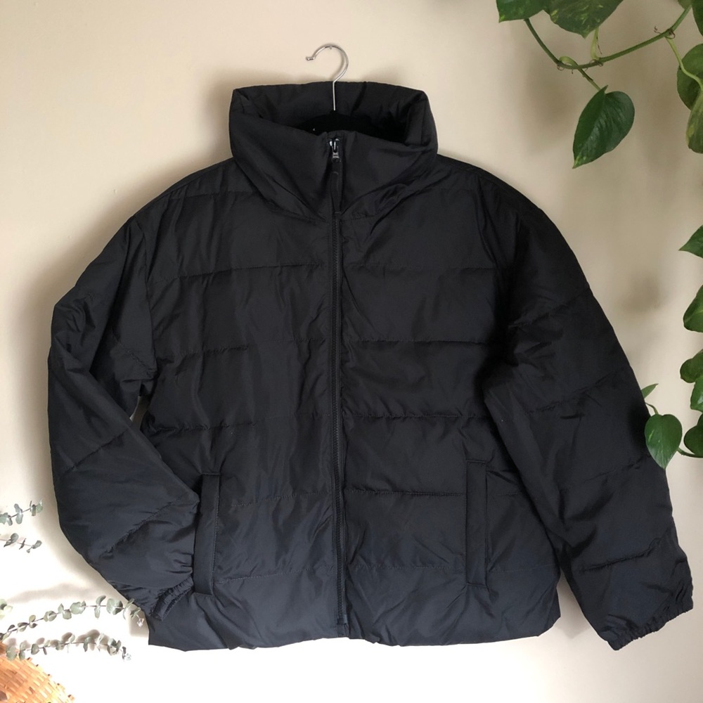 (NWT) J.CREW Short Funnelneck Puffer Jacket